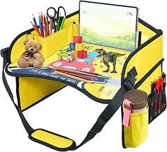 Descubre alternativas a las mesitas plegables para que los niños dibujen en el coche