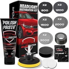 Guía para Usar un Kit de Restauración de Faros en Coche