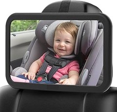 Espejo retrovisor para vigilar a bebés a contramarcha: todo lo que necesitas saber
