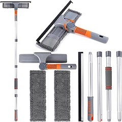 ¿Qué es una racleta y cuáles son sus funciones en la limpieza de cristales?