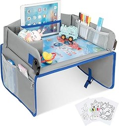 Beneficios de usar mesitas plegables para los niños en el coche