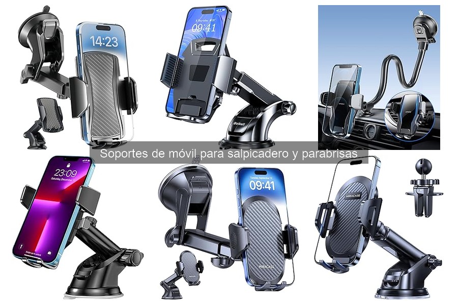 Accesorios esenciales para soportes de móvil en el coche