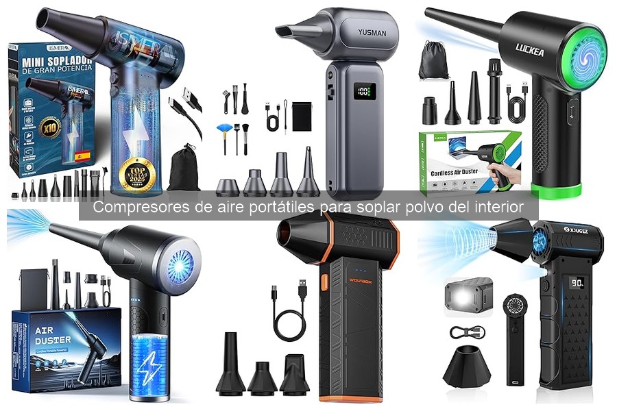 Accesorios indispensables para compresores de aire portátiles