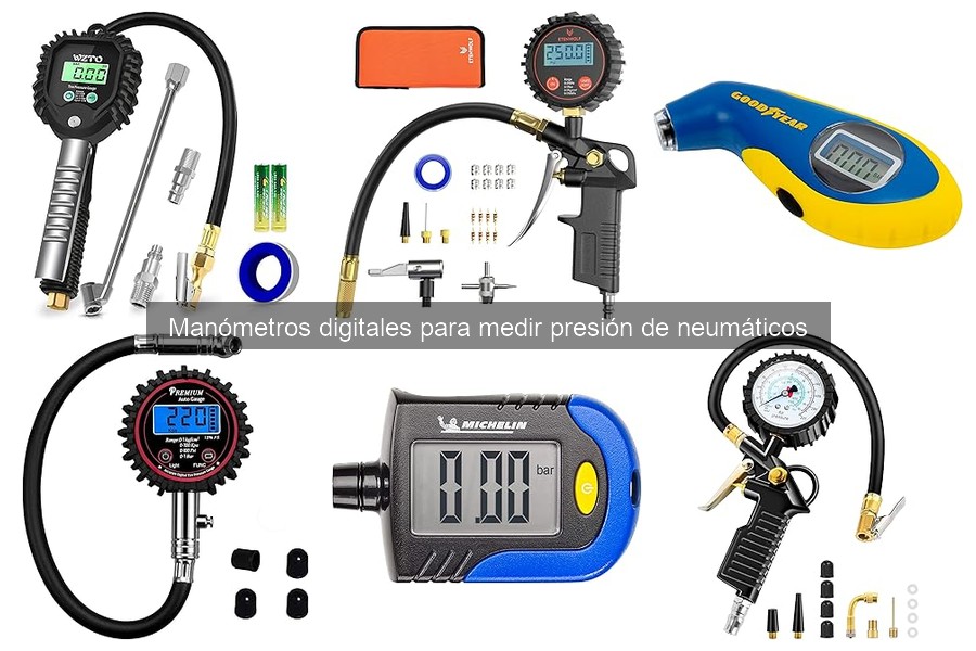 Accesorios útiles para manómetros digitales de neumáticos