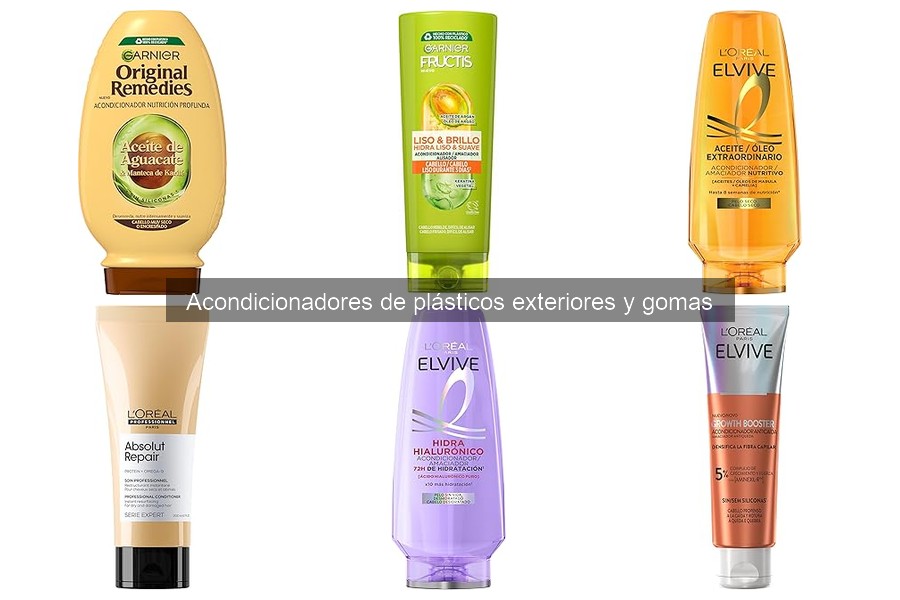 Acondicionadores de Gomas vs Plásticos: Diferencias Clave