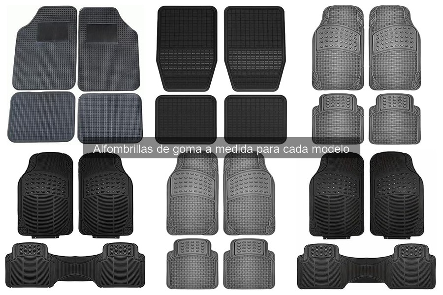 Alfombrillas de goma a medida para coches: características y beneficios