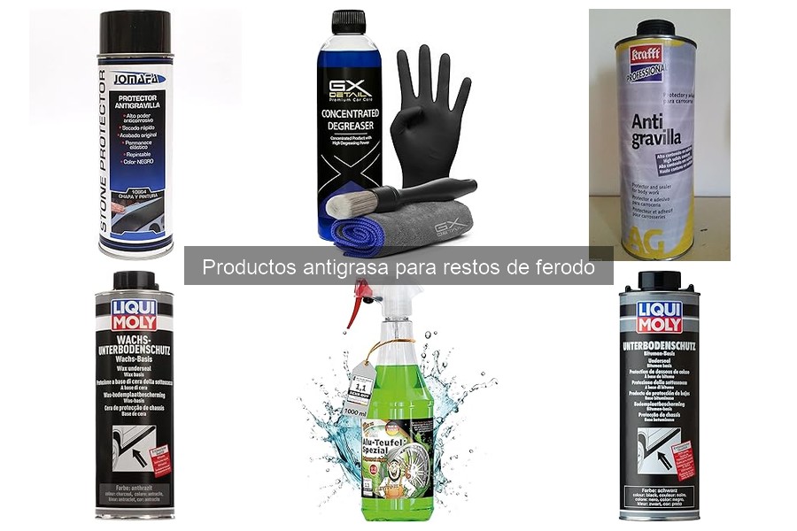 Almacenamiento seguro de productos antigrasa para ferodo