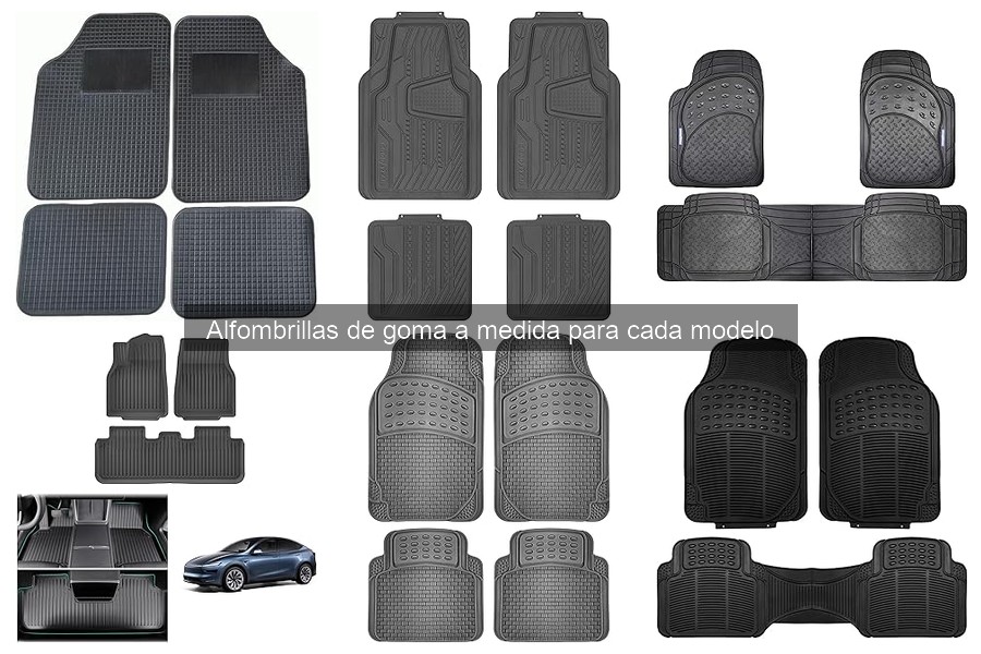 Alternativas a alfombrillas de goma a medida para coches