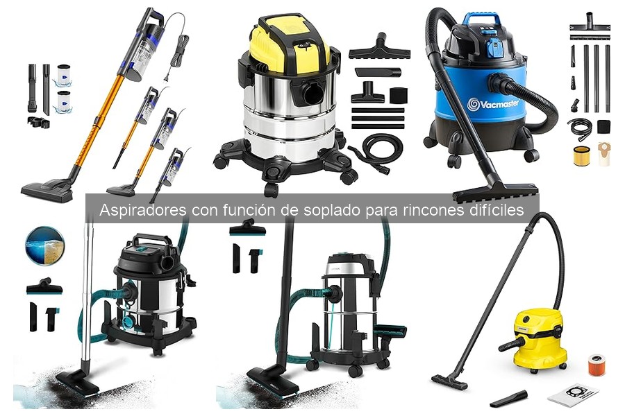 Alternativas a aspiradores con función de soplado en limpieza