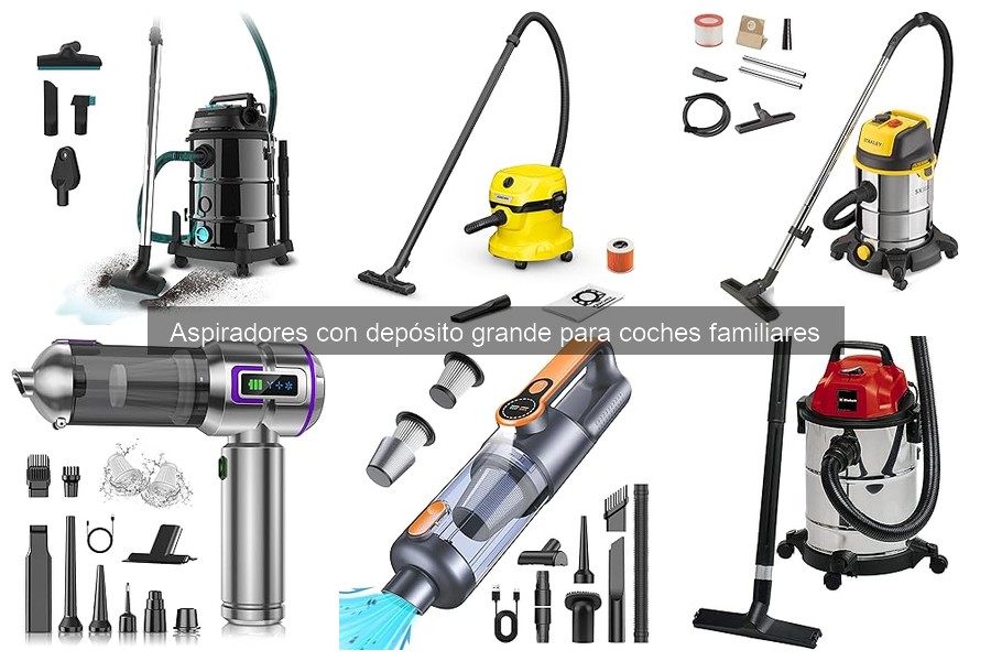 ** Alternativas a aspiradores grandes: ¡Limpia tu coche fácil!