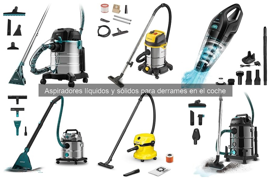 Alternativas a aspiradores líquidos y sólidos para limpiar el coche