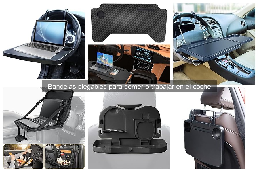 Alternativas a bandejas plegables para comer en el coche