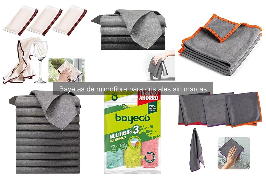 Alternativas a bayetas de microfibra para limpiar cristales