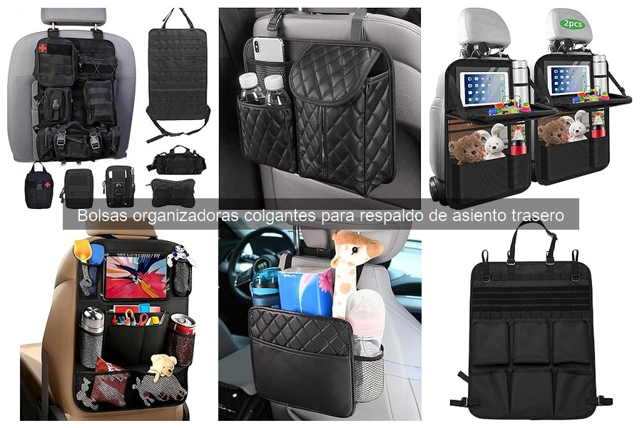 Alternativas a bolsas organizadoras colgantes para coche