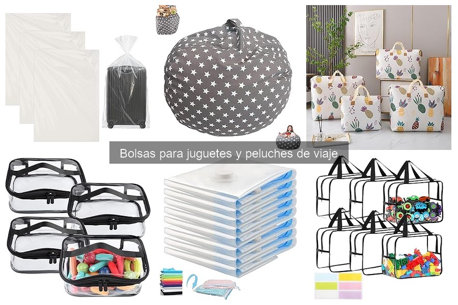 Alternativas a Bolsas para Juguetes y Peluches de Viaje