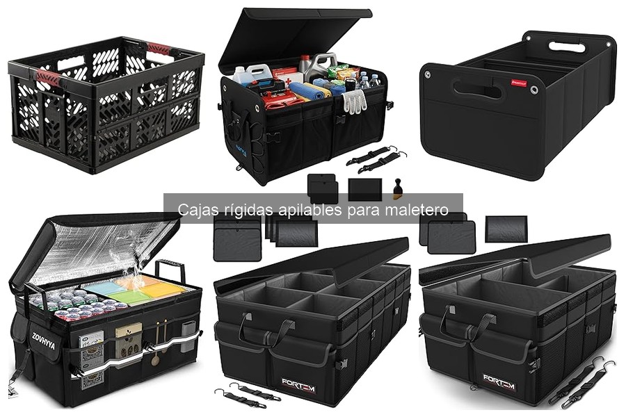 Alternativas a cajas rígidas apilables para maletero