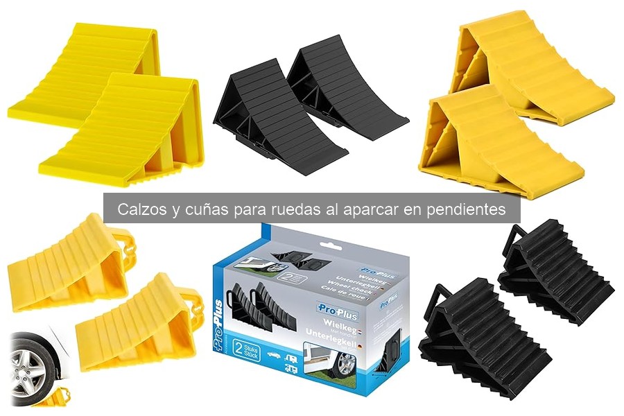 Alternativas a calzos y cuñas para coches en pendientes