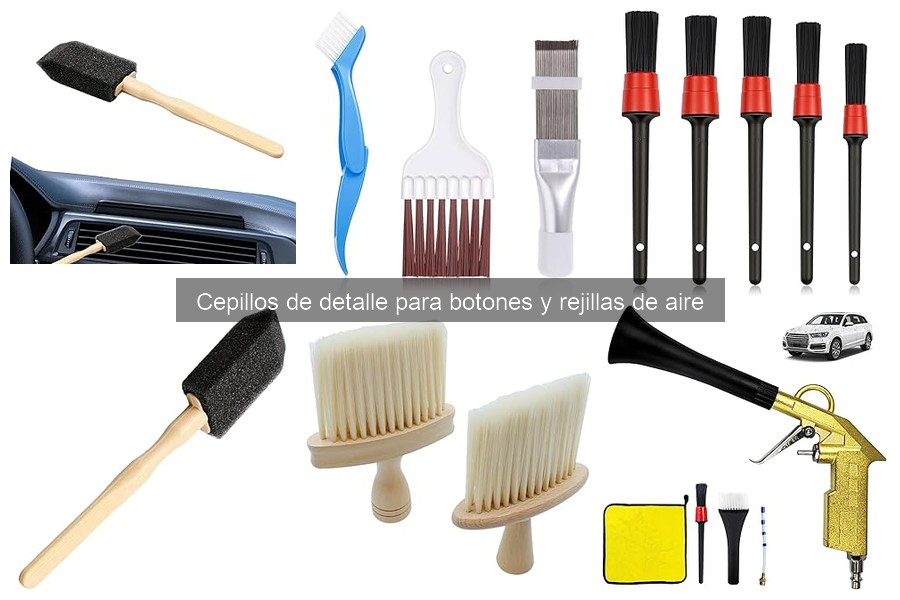 Alternativas a cepillos de detalle para limpiar coches