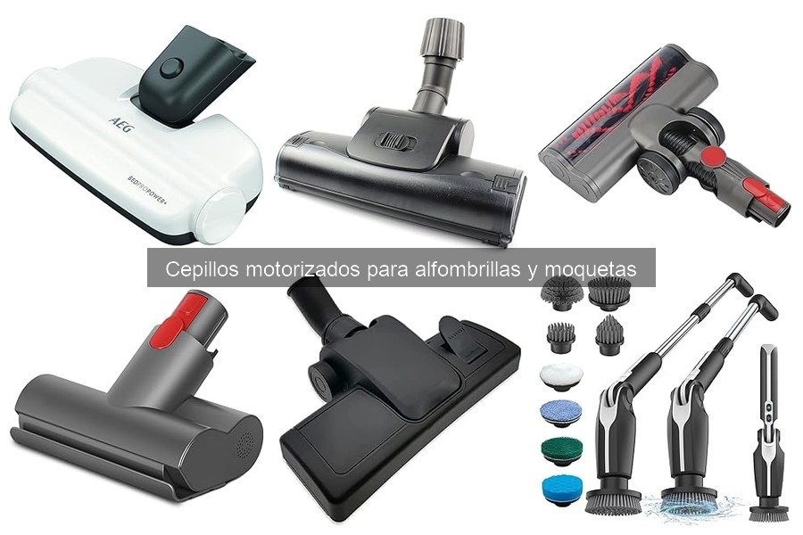 Alternativas a cepillos motorizados para limpiar alfombrillas