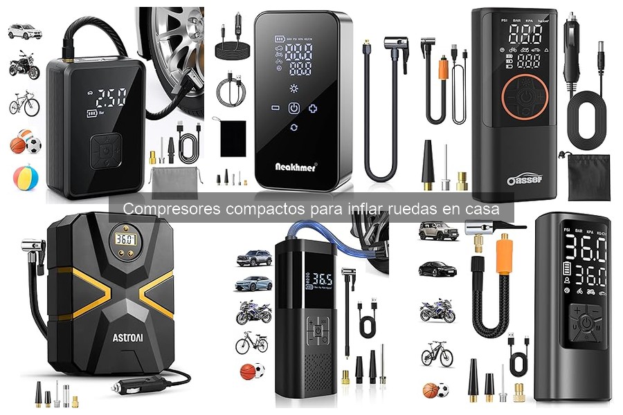 Alternativas a compresores compactos para inflar ruedas