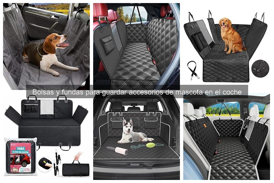 Alternativas a fundas para accesorios de mascotas en el coche