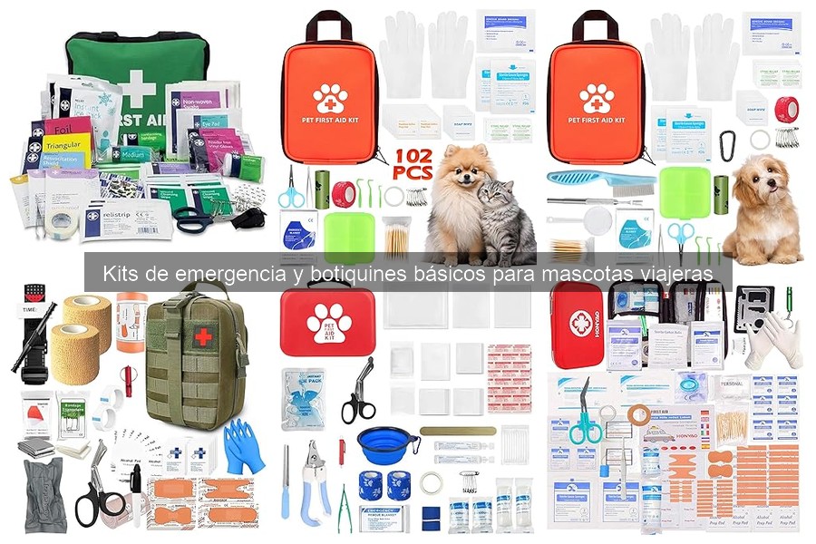 Alternativas a kits de emergencia para mascotas viajeras
