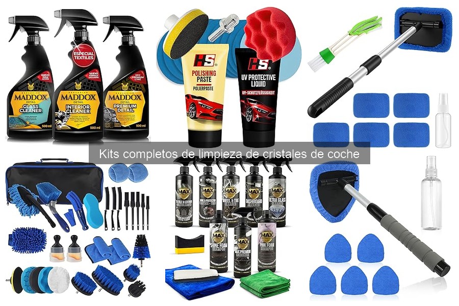 Alternativas a kits de limpieza de cristales de coche
