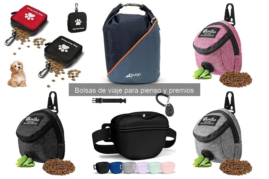 Alternativas a las bolsas de viaje para pienso y premios