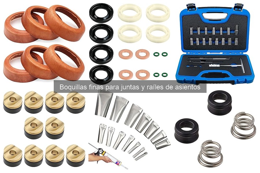 Alternativas a las boquillas finas para limpiar juntas y raíles