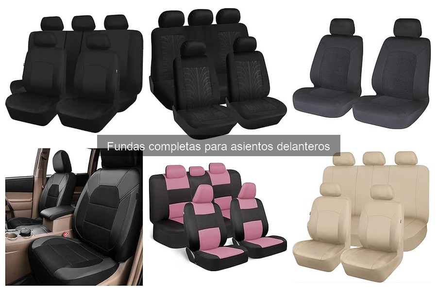 Alternativas a las fundas completas para asientos delanteros