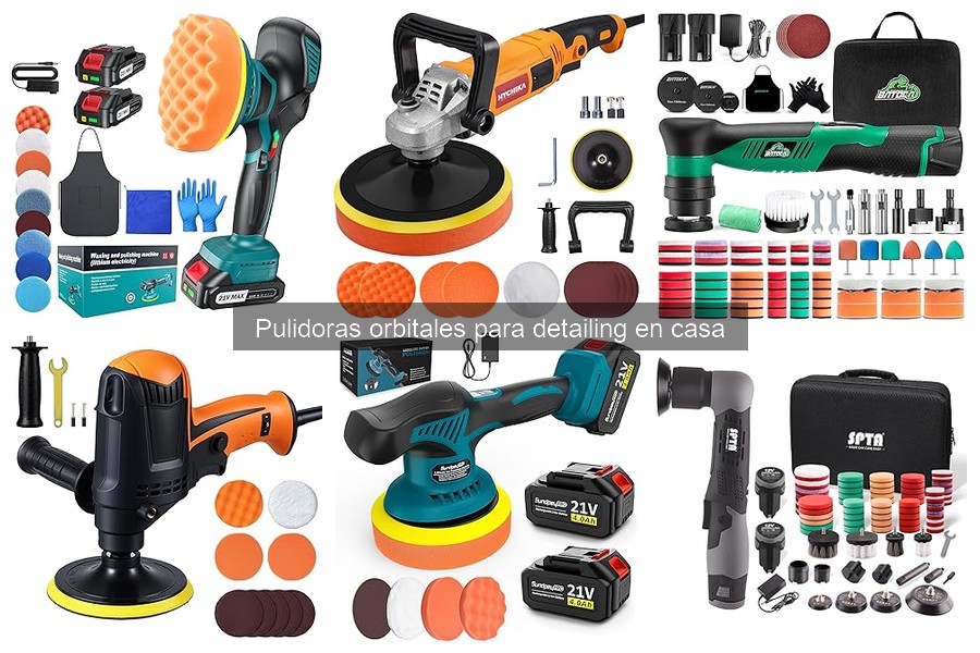 Alternativas a las pulidoras orbitales para detailing en casa