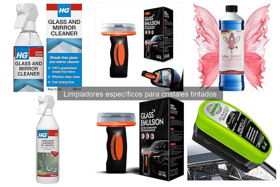 Alternativas a limpiadores de cristales tintados: ¿qué usar?