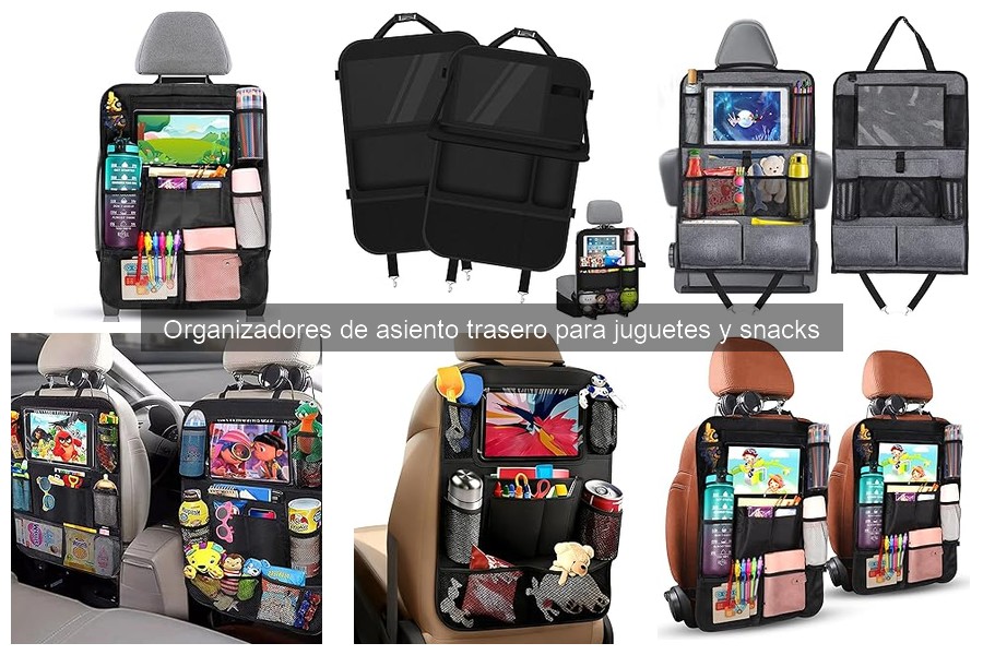 Alternativas a los organizadores de asiento trasero en coche