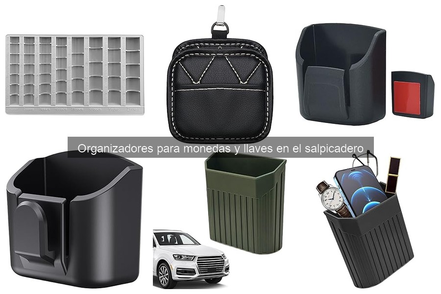 Alternativas a organizadores de monedas y llaves en el coche