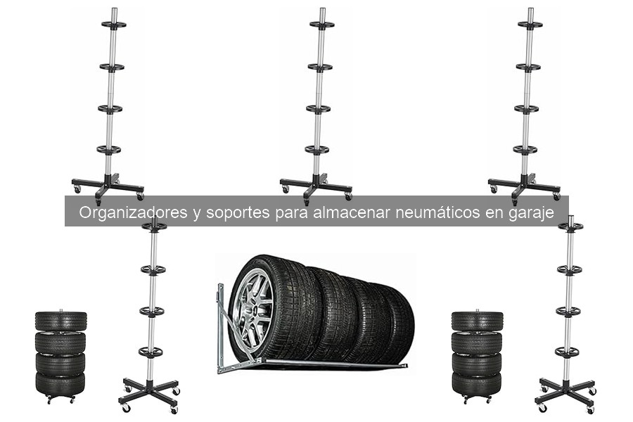 Alternativas a organizadores de neumáticos para garaje