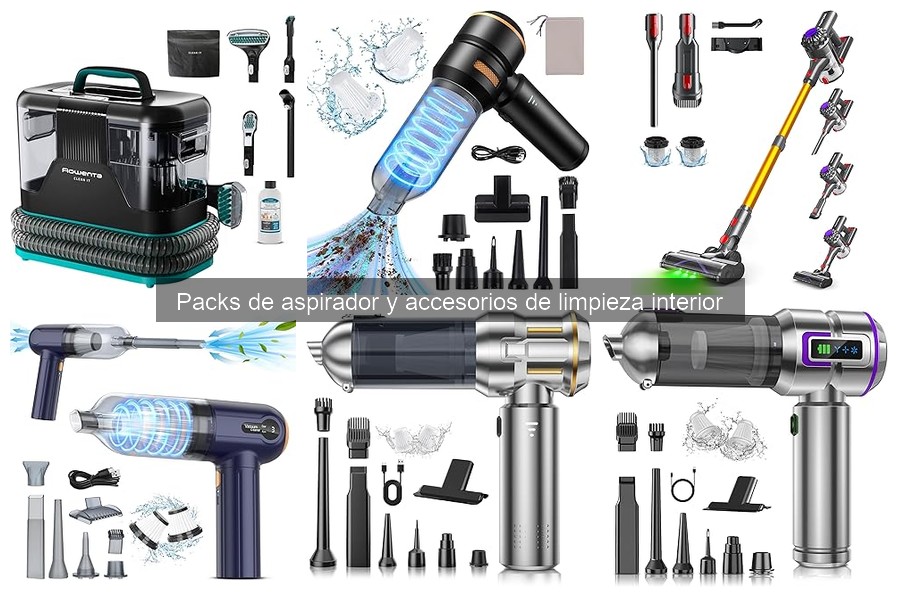 Alternativas a Packs de Aspiradores para Limpiar el Coche