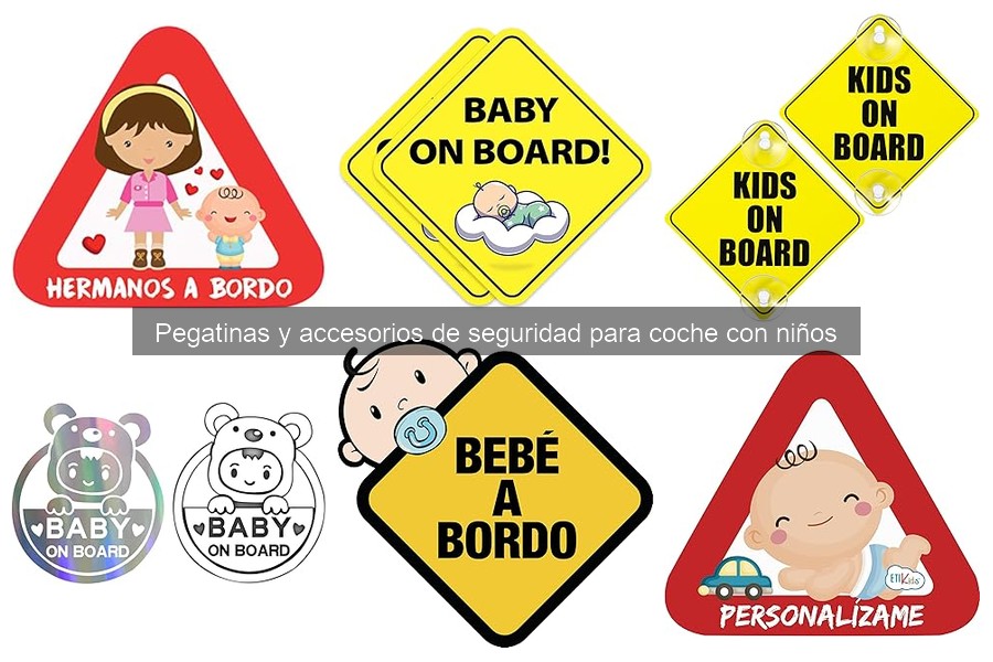 Alternativas a pegatinas de seguridad para coches con niños