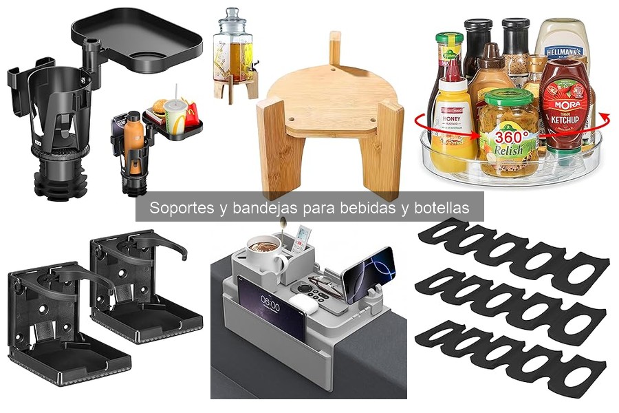 ** Alternativas a soportes para bebidas en el coche: opciones útiles