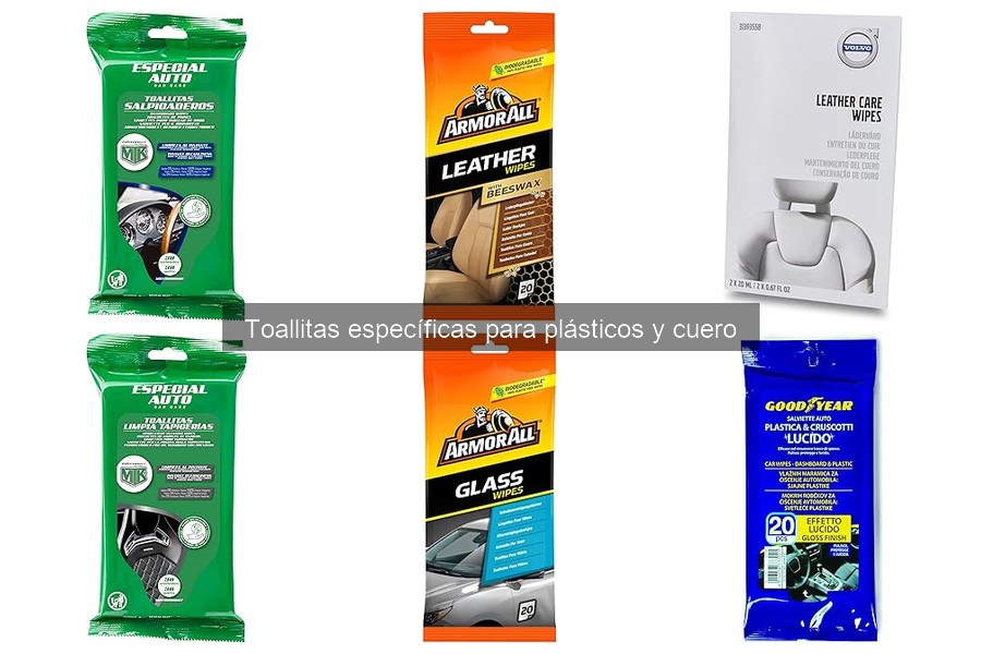 Alternativas a Toallitas para Plásticos y Cuero en el Coche