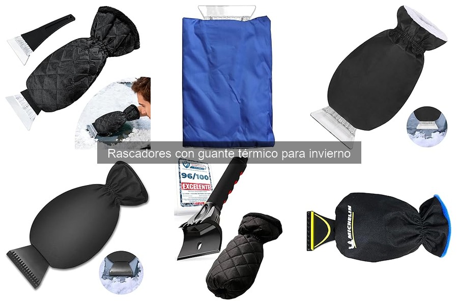 Alternativas al rascador con guante térmico en invierno