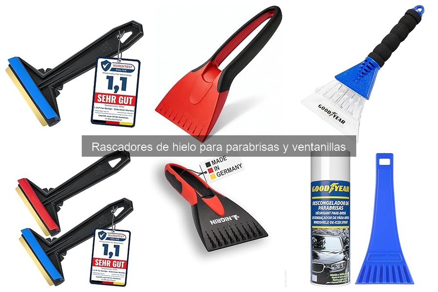 Alternativas al rascador de hielo para parabrisas