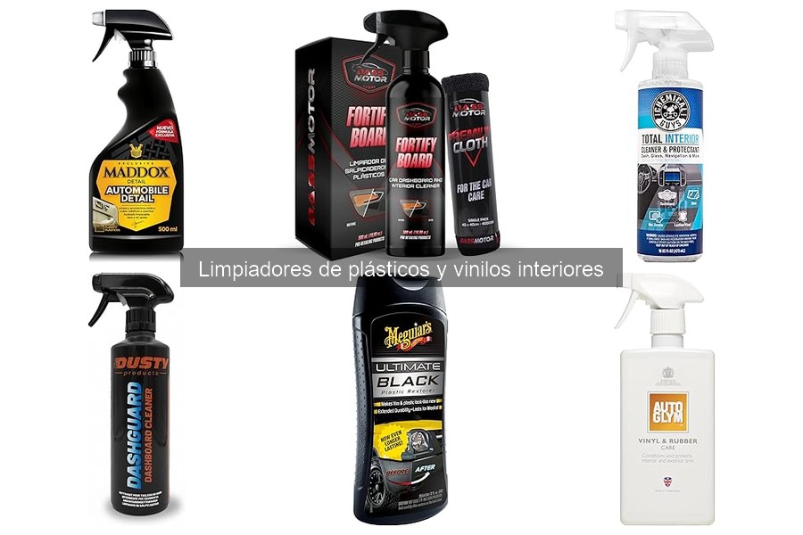 Alternativas caseras a limpiadores de plásticos y vinilos interiores