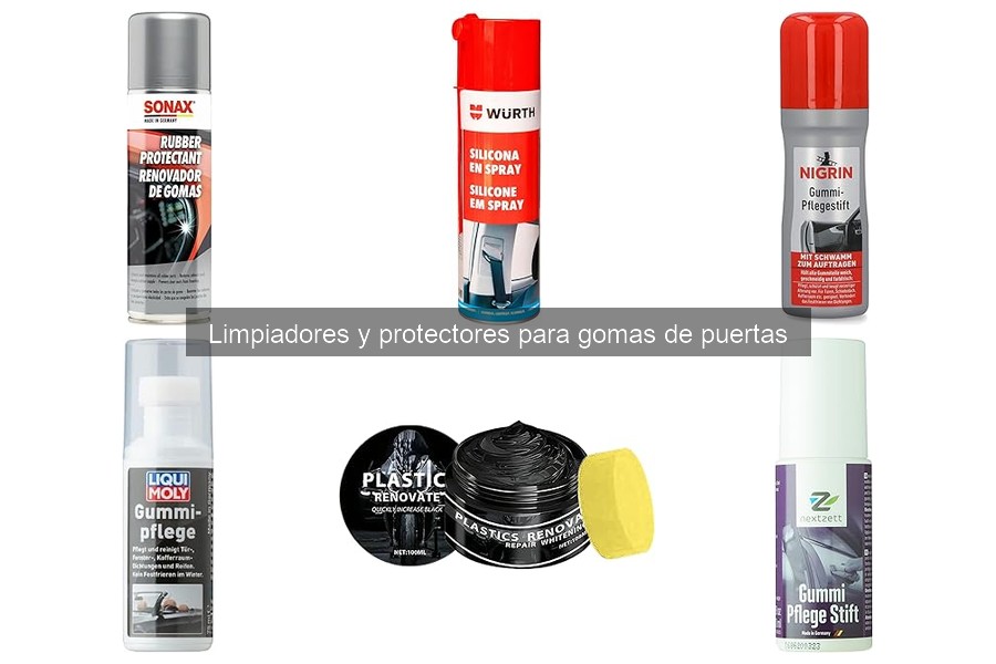Alternativas caseras a los limpiadores de gomas de puertas
