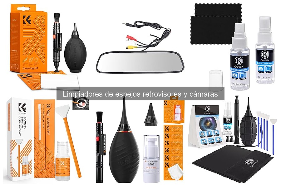 Alternativas caseras para limpiar espejos y cámaras del coche