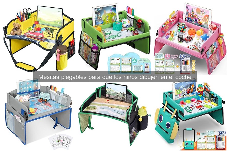 Alternativas creativas a las mesitas para dibujar en el coche