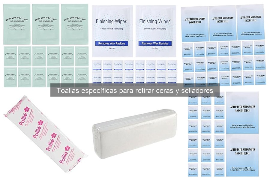 Alternativas eficaces a toallas para ceras y selladores