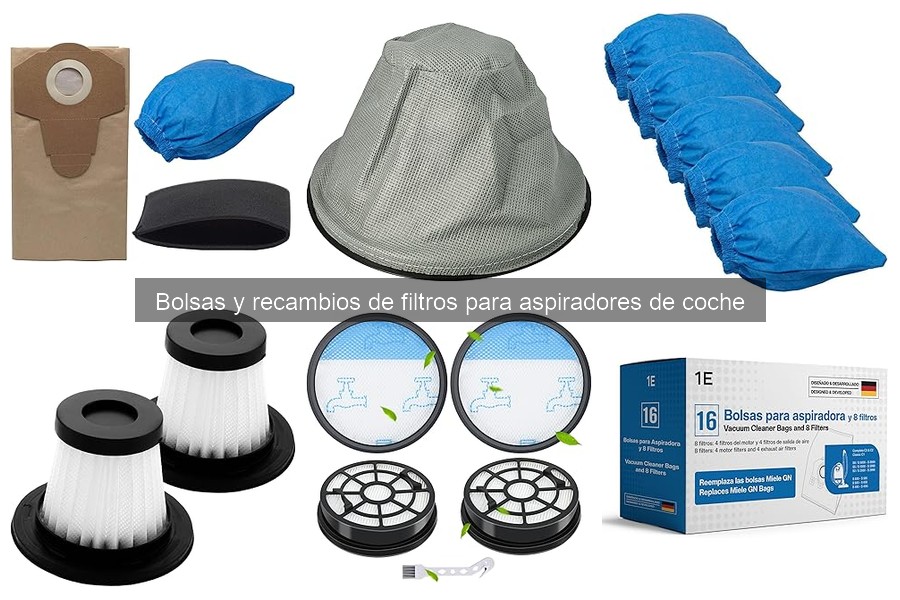 Alternativas innovadoras a bolsas y filtros para aspiradores de coche