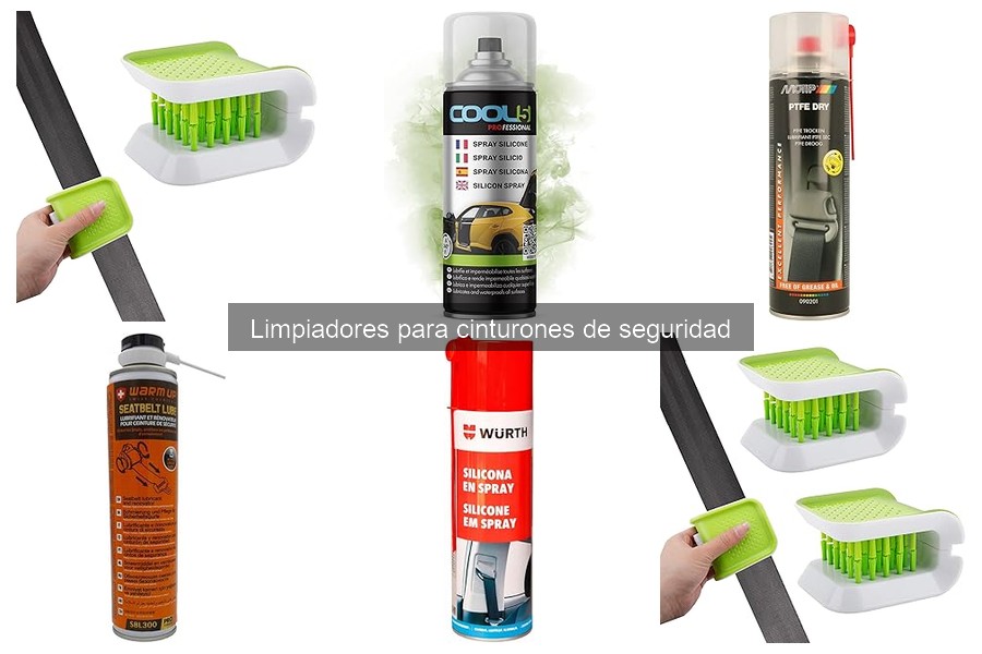 ** Alternativas para limpiar cinturones de seguridad en casa