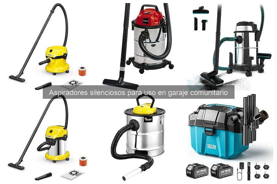 Aspiradores silenciosos para garajes: características y diferencias