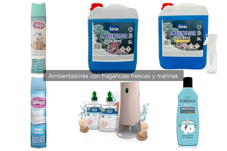 Beneficios de los Ambientadores de Fragancias Frescas y Marinas